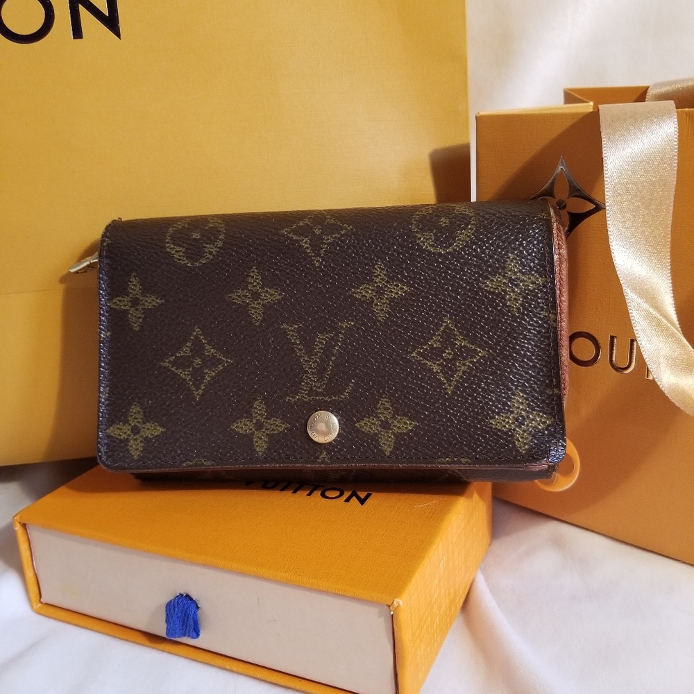 Louis Vuitton Monogram Porte-Monnaie Tresor Wallet